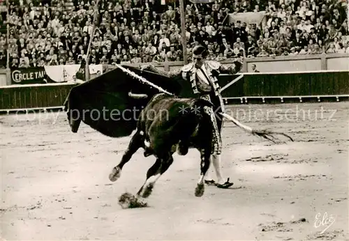 AK / Ansichtskarte 73893395 Corrida_de_Toros_Stierkampf_Bullfight La course de taureaux Ordonez 