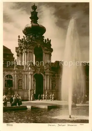 AK / Ansichtskarte  Foto_Hahn_Nr. 10700 Dresden Zwinger Kronentor Foto_Hahn_Nr.