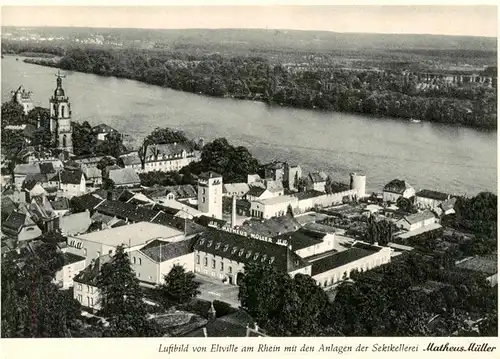 AK / Ansichtskarte  Eltville_Rhein mit den Anlagen der Sektkellerei Matheus Mueller Eltville_Rhein