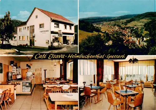 AK / Ansichtskarte 73893461 Heimbuchenthal Cafe Esava Gastraeume Panorama Heimbuchenthal