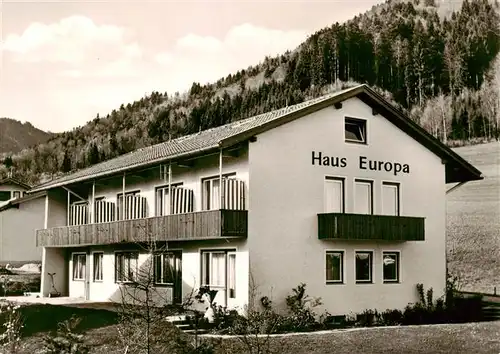 AK / Ansichtskarte  Ruhpolding Haus Europa Ruhpolding