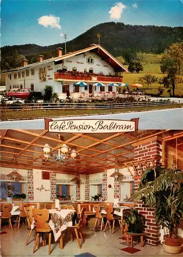 AK / Ansichtskarte  Ramsau__Berchtesgaden Cafe Fremdenheim Haus Baltram Gaststube 