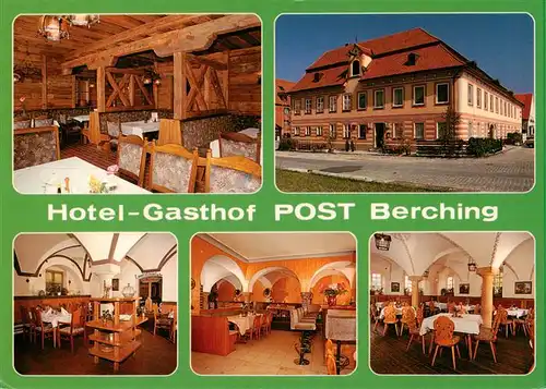 AK / Ansichtskarte  Berching Hotel Gasthof Post Gastraeume Berching