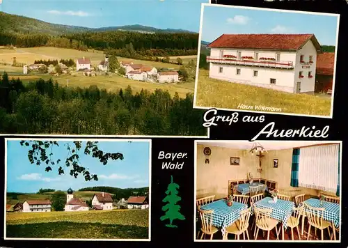 AK / Ansichtskarte  Auerkiel_Viechtach Haus Wittmann Panorama Gaststube Auerkiel Viechtach