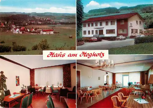 AK / Ansichtskarte  Hochwaldhausen_Grebenhain Panorama Haus am Hegholz Gastraum 