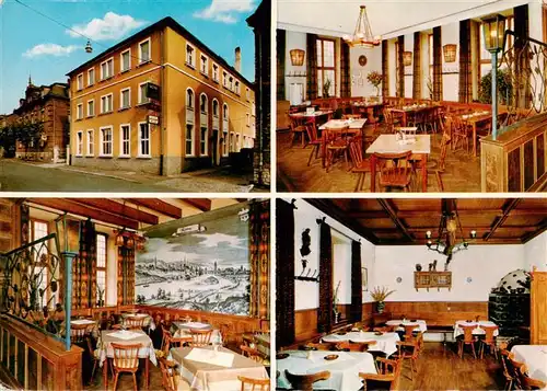 AK / Ansichtskarte 73893498 Kitzingen_Main Hotel Restaurant Deutsches Haus Gastraeume Kitzingen Main