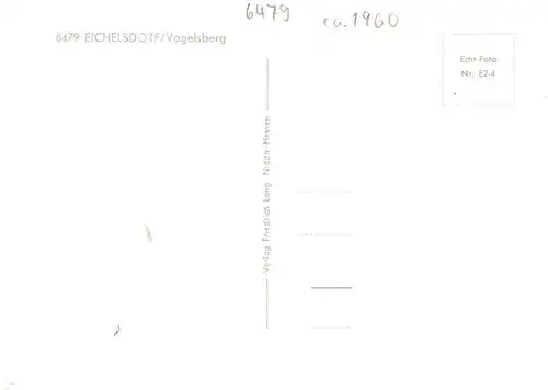 AK / Ansichtskarte  Eichelsdorf_Vogelsberg_Hessen Panorama 