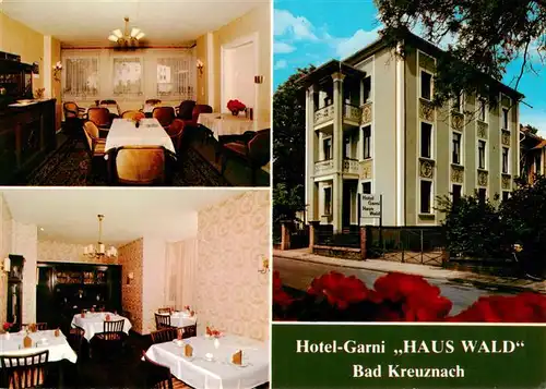 AK / Ansichtskarte 73893513 Bad_Kreuznach Hotel Garni Haus Wald Gastraeume Bad_Kreuznach