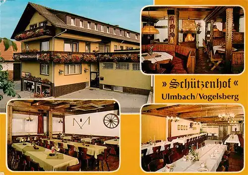 AK / Ansichtskarte  Ulmbach Gasthof Restaurant Schuetzenhof Gastraeume Ulmbach