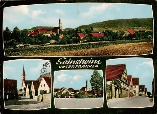 AK / Ansichtskarte 73893542 Seinsheim Panorama Kirche Ortspartien Seinsheim
