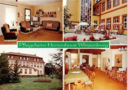 AK / Ansichtskarte  Winzenburg Pflegeheim Herrenhaus Park Aufenthalts und Gastraum Winzenburg