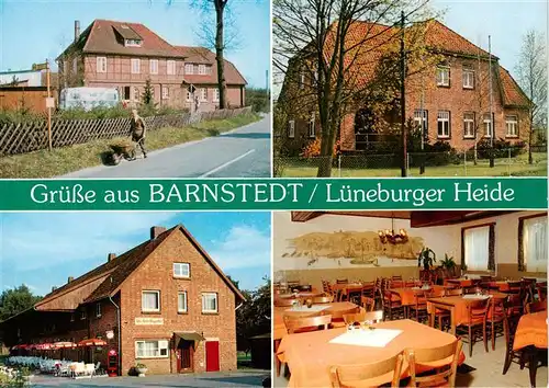 AK / Ansichtskarte 73893600 Barnstedt_Lueneburger_Heide Gasthof Heller Morgenstern Pension Waldfrieden Altenheim Haus Tabor 