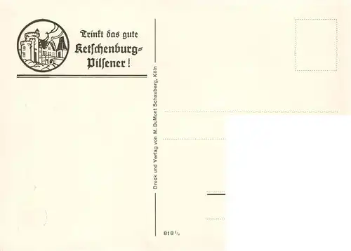 AK / Ansichtskarte  Bier_Beer_Biere Retschenburg Pilsener 