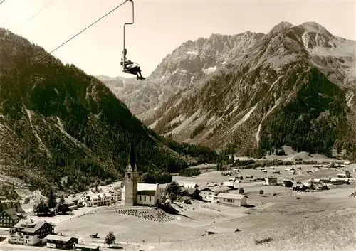 AK / Ansichtskarte  Sessellift_Chairlift_Telesiege Kleinwalsertal 