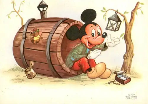 AK / Ansichtskarte 73893734 Micky_Maus_Mickey_Mouse_Disney_Walt 1960 Walt Disney 
