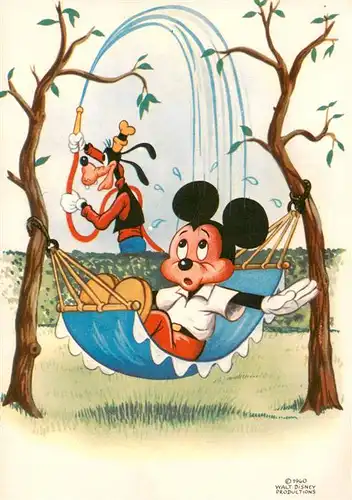 AK / Ansichtskarte  Micky_Maus_Mickey_Mouse_Disney_Walt Nr. 508 Giesen Baum  