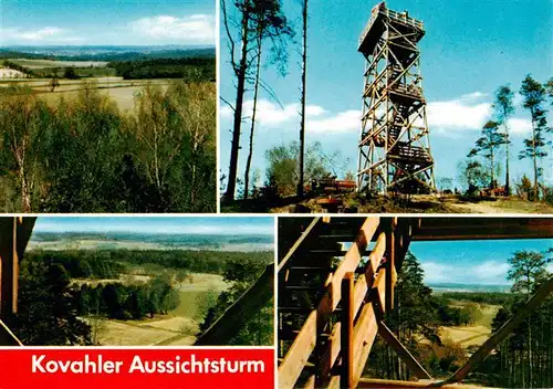 AK / Ansichtskarte  Kovahl_Neestahl_Nahrendorf Rundblick vom Aussichtsturm Panorama 