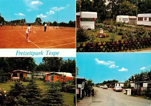 AK / Ansichtskarte  Tespe Freizeitpark Camping Hotel Restaurant Tennisplatz Tespe