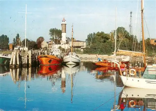 AK / Ansichtskarte  Timmendorf_Insel_Poel Hafen Leuchtturm Timmendorf_Insel_Poel