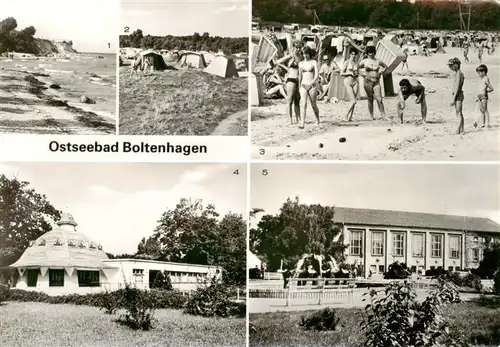 AK / Ansichtskarte  Boltenhagen_Ostseebad Steilkueste Zeltplatz Strand HOG Pavillon FDGB Ferienheim Fritz Reuter Boltenhagen_Ostseebad