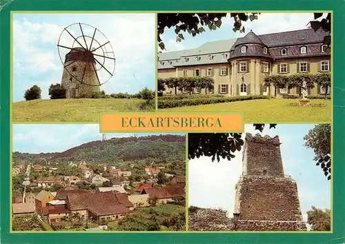 AK / Ansichtskarte  Eckartsberga Muehle Kinderkurheim uebersicht Grosser Bergfried Eckartsberga