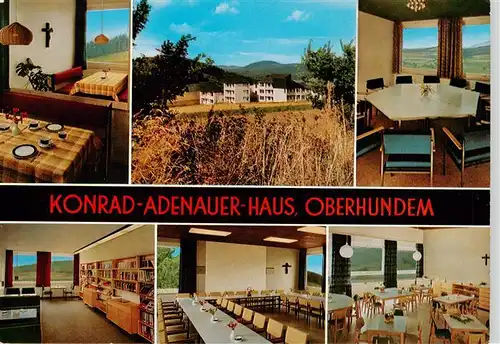 AK / Ansichtskarte  Oberhundem Konrad Adenauer Haus Gastraeume Festsaal Oberhundem