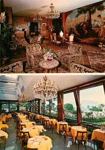 AK / Ansichtskarte  Stresa_Borromeo_Lago_Maggiore_IT Grand Hotel Bristol Hotelhalle Speisesaal 