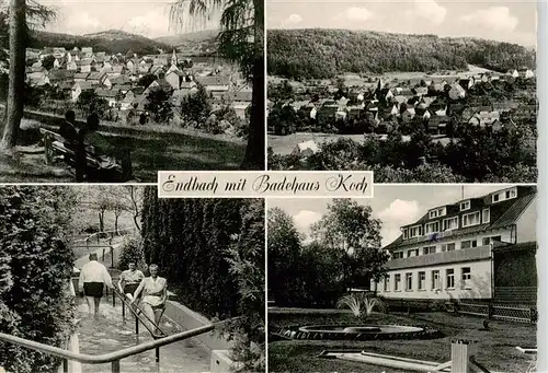 AK / Ansichtskarte  Endbach_Bad Badehaus Koch Wassertretanlage Panorama Endbach_Bad