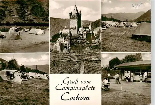 AK / Ansichtskarte 73894041 Cochem_Kochem_Mosel Campingplatz Cochem Am Stadion Teilansichten 