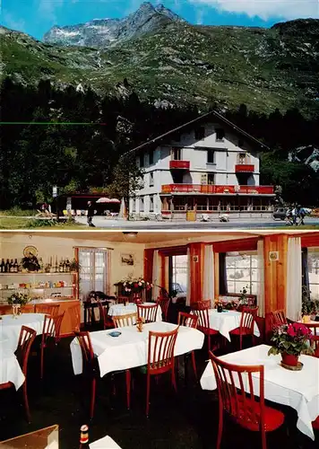 AK / Ansichtskarte  Maloja_GR Hotel Restaurant Longhin Gastraum Maloja_GR