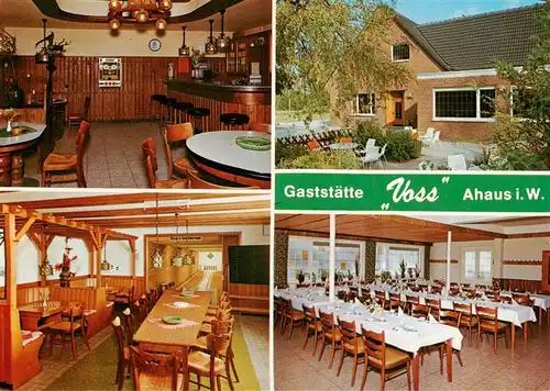 AK / Ansichtskarte  Ahaus_NRW Gaststaette Voss Gastraeume 