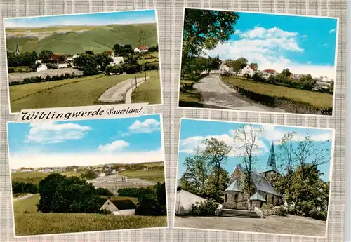 AK / Ansichtskarte  Wiblingwerde Gasthof Heinrich Winkhaus Panorama Kirche Wiblingwerde