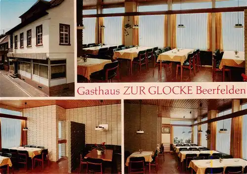 AK / Ansichtskarte 73894080 Beerfelden_Odenwald Gasthaus Zur Glocke  Gastraeume Beerfelden Odenwald