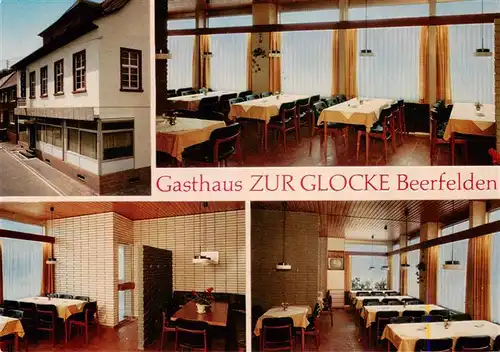 AK / Ansichtskarte  Beerfelden_Odenwald Gasthaus Zur Glocke  Gastraeume Beerfelden Odenwald