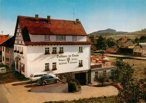 AK / Ansichtskarte  Winterkasten_Lindenfels Gasthaus zur Traube Winterkasten_Lindenfels