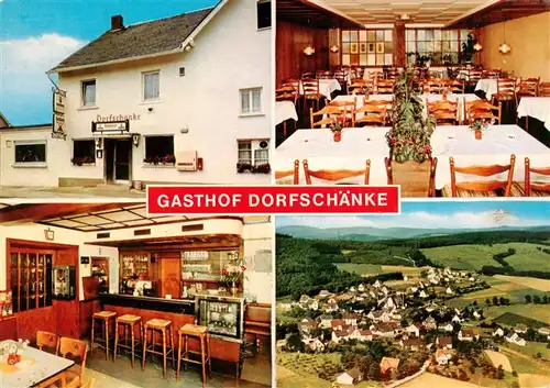 AK / Ansichtskarte  Windhausen_Attendorn Gasthof Dorfschaenke Gastraeume Bar Windhausen Attendorn