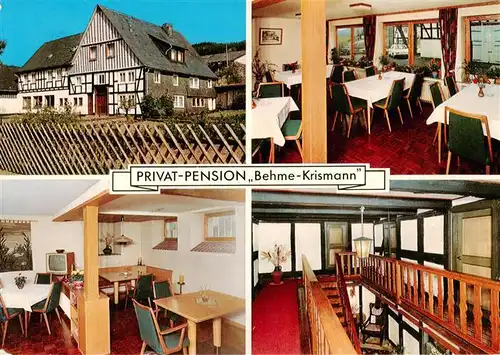 AK / Ansichtskarte 73894127 Halberbracht Privat Pension Behme Krismann Gastraeume Flur Halberbracht