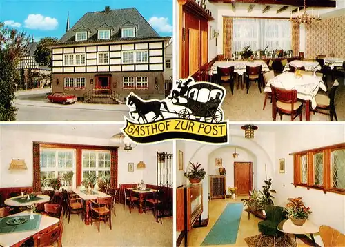 AK / Ansichtskarte 73894133 Oberhundem Gasthof zur Post Gastraeume Flur Oberhundem