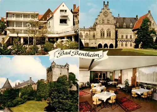 AK / Ansichtskarte 73894161 Bad_Bentheim Hotel Grossfeld Café Restaurant Schloss Bad_Bentheim