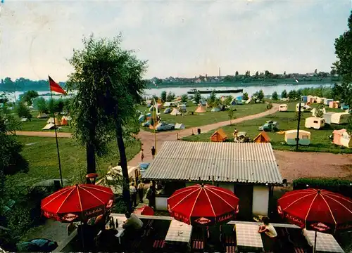 AK / Ansichtskarte 73894179 Rodenkirchen_Koeln Campingplatz Bootshaus Jakob Berger Rodenkirchen Koeln