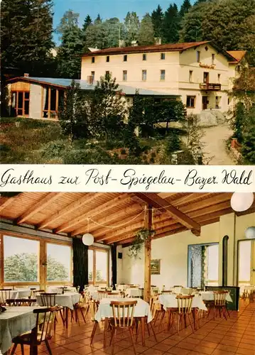 AK / Ansichtskarte 73894188 Spiegelau Gasthaus zur Post Restaurant Spiegelau