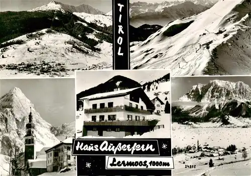 AK / Ansichtskarte  Lermoos_Tirol_AT Gaestehaus Haus Ausserfern Wintersportplatz Alpen 