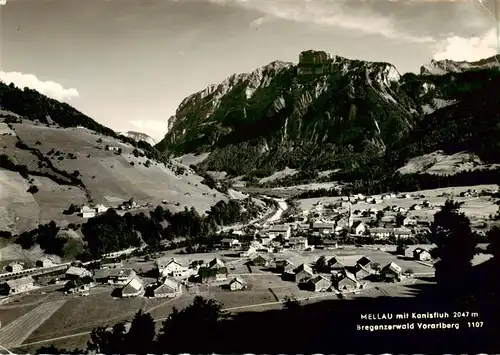 AK / Ansichtskarte  Mellau_Vorarlberg Panorama mit Kanisfluh Bregenzerwald Vorarlberg Mellau_Vorarlberg