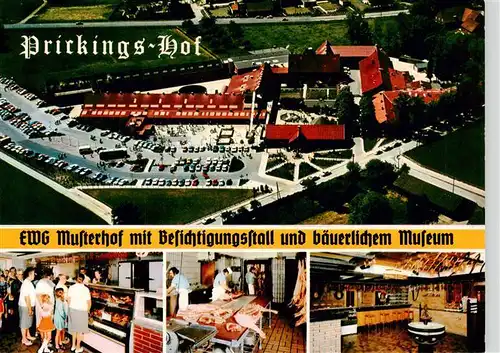 AK / Ansichtskarte 73894252 Sythen_Haltern Europahof Prickings-Hof Luftaufnahme EWG Musterhof mit Besichtigungsstall und baeuerlichem Museum 