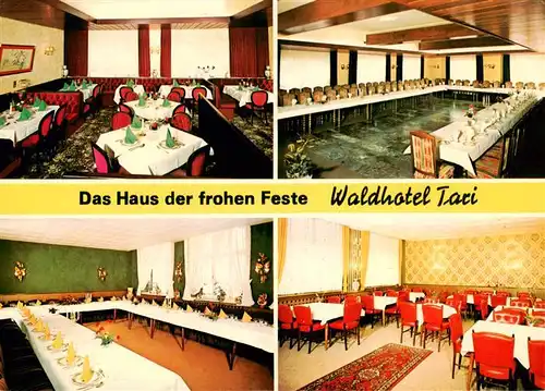 AK / Ansichtskarte 73894278 Haltern_See Waldhotel Tari Restaurant Festsaal Haltern See