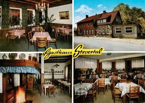 AK / Ansichtskarte  Nottuln Gasthaus Stevertal Gastraeume Kaminzimmer Nottuln