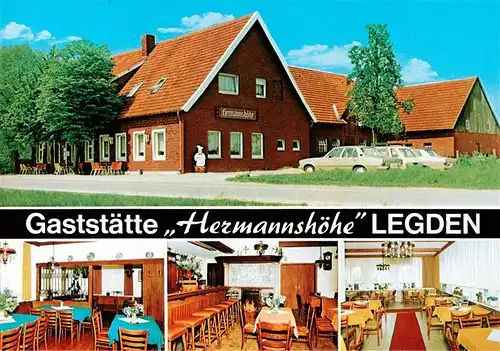 AK / Ansichtskarte  Legden Gaststaette Hermannshoehe Gastraeume Bar Legden