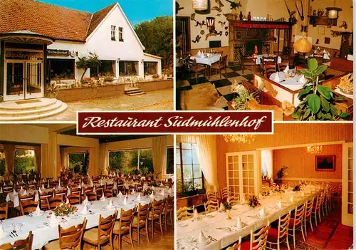 AK / Ansichtskarte  Muenster__Westfalen Restaurant Sudmuehlenhof Gastraeume 