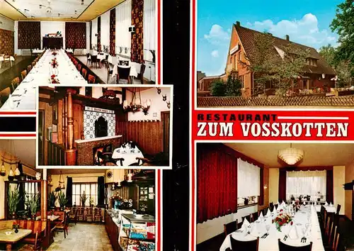 AK / Ansichtskarte  Greven__Westfalen Restaurant Zum Vosskotten Gastraeume 