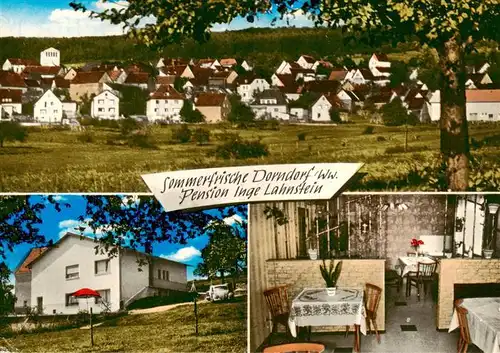 AK / Ansichtskarte  Dorndorf_Westerwald Panorama Pension Inge Lahnstein Dorndorf_Westerwald